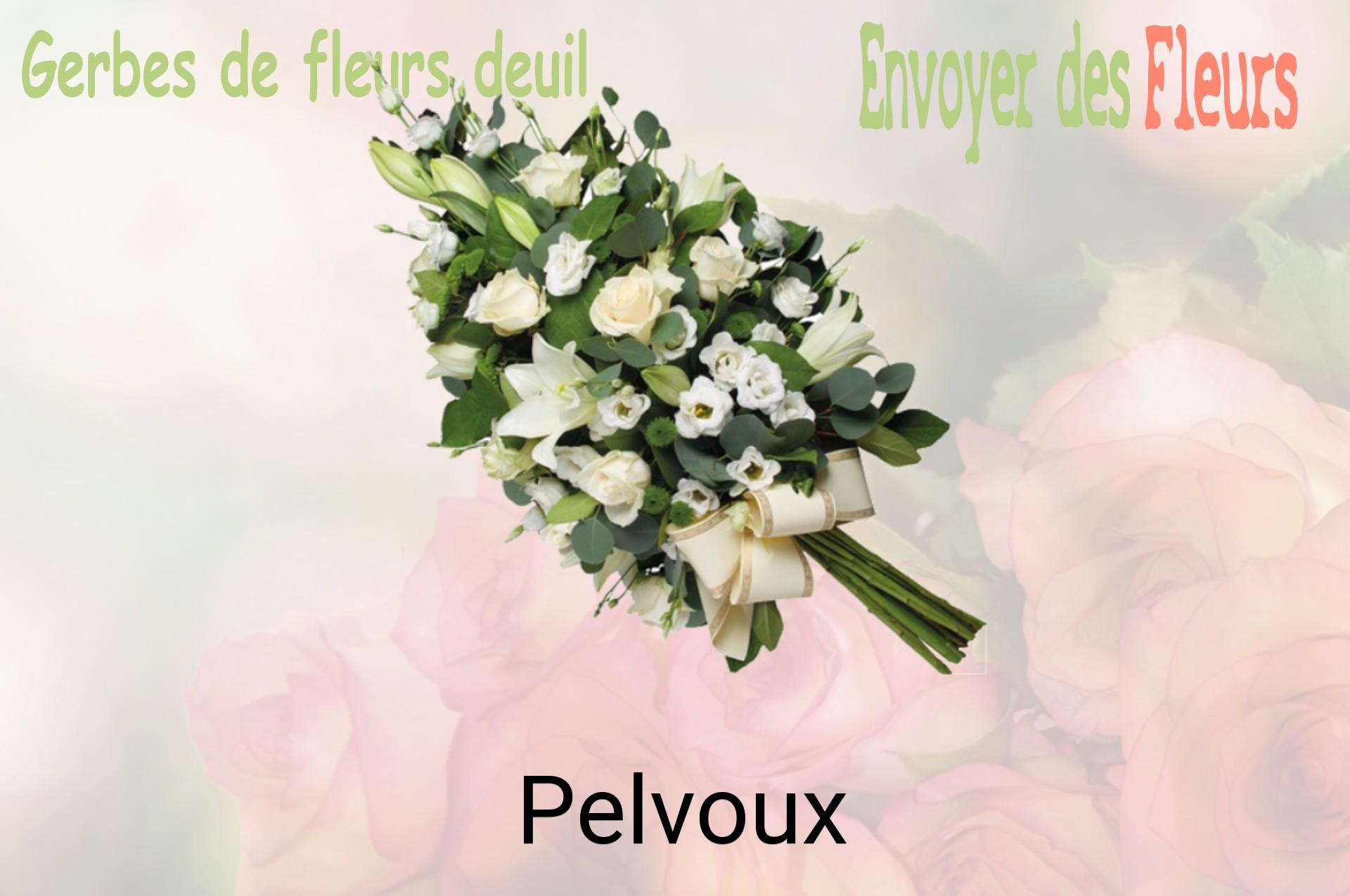 Gerbe de fleurs de deuil livrée à Pelvoux